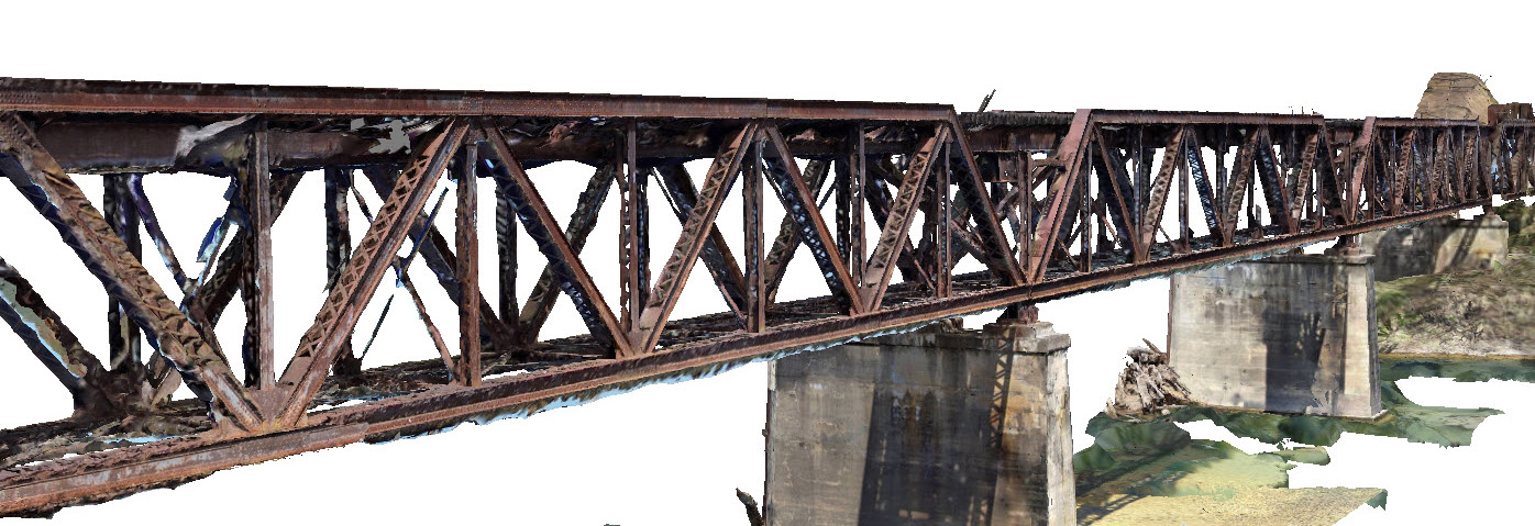 Image of a 3d modeled bridge.